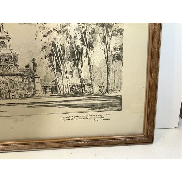 Independence Hall M Bradbury Hunmer Philadelphia PA T.D.M. Co 1942 - Picture 5 of 16